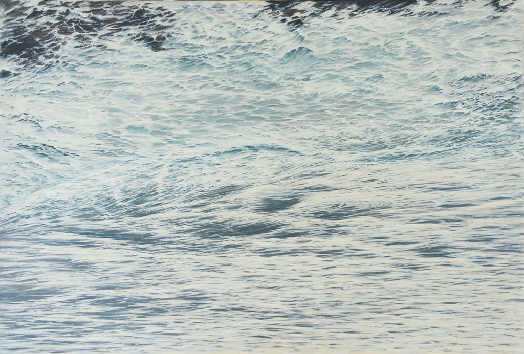 water paintings on canvas blue